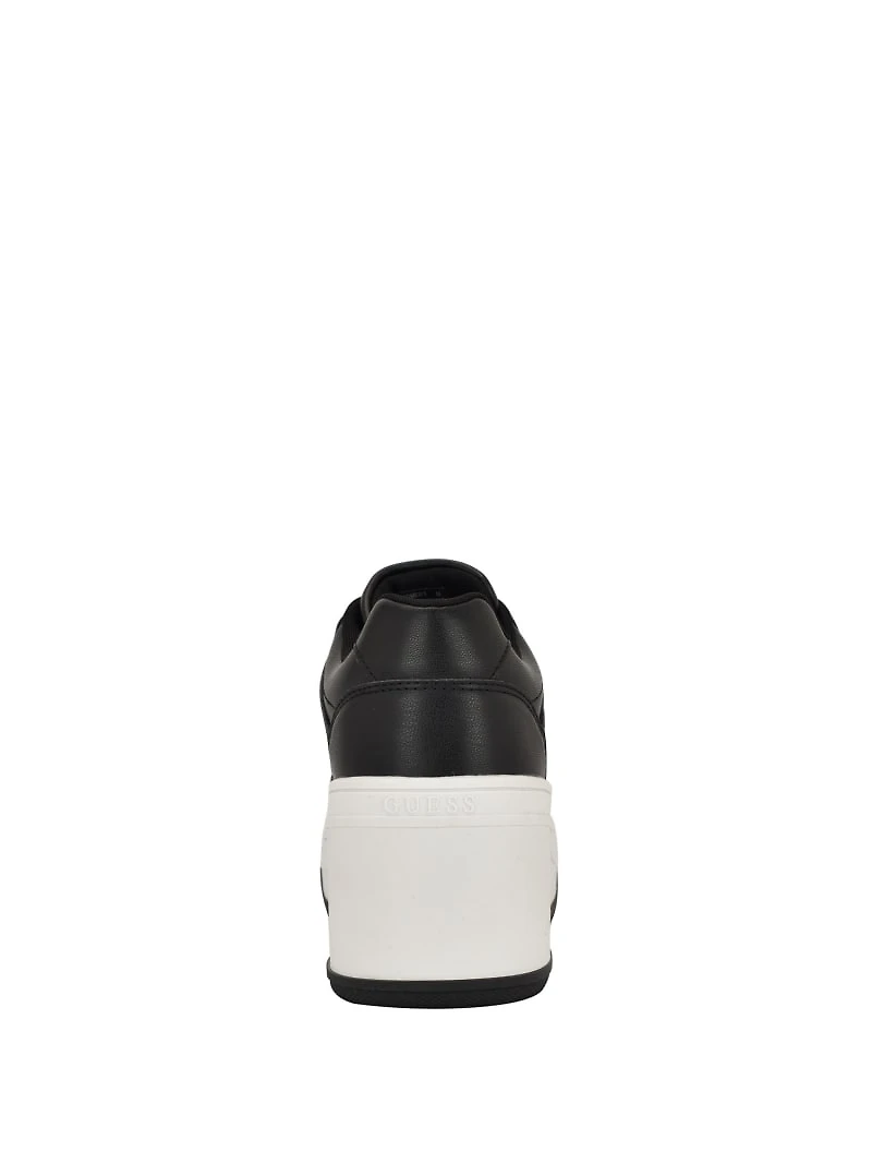 Rozinn Lace-Up Platform Wedge Sneakers