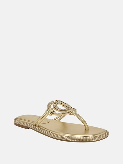 Saima Rhinestone Signature Sandals