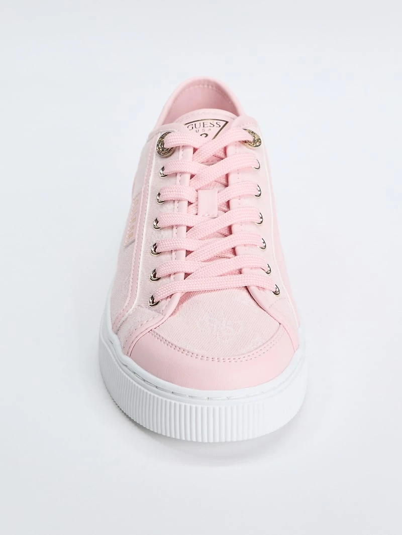 Sandie faux leather sneakers