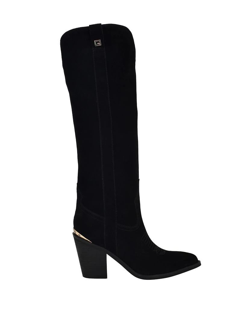 Sashan Suede Knee-High Boots