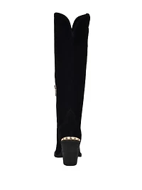 Sashan Suede Knee-High Boots