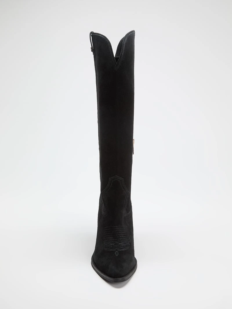 Sashan Suede Knee-High Boots
