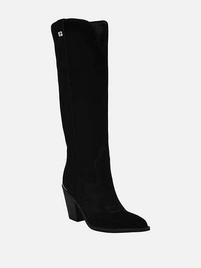 Sashan Suede Knee-High Boots