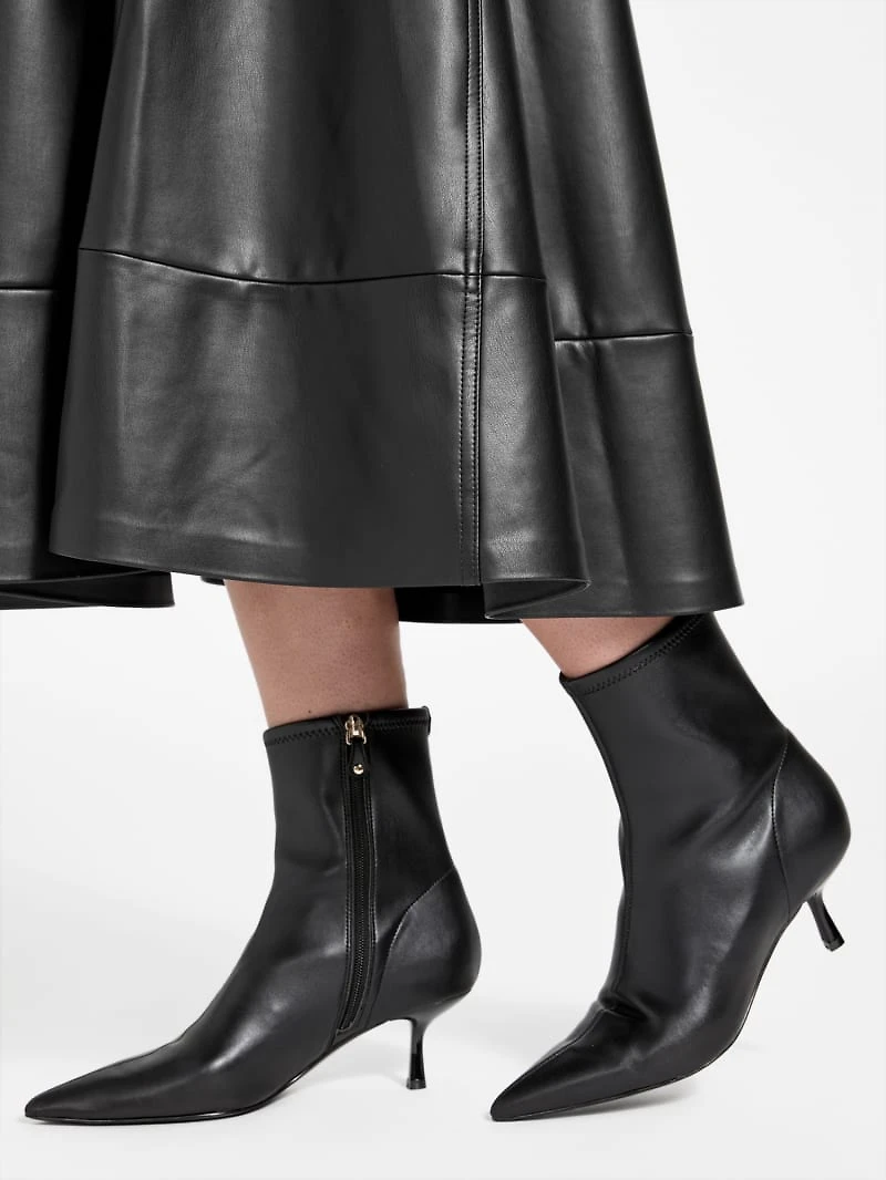 Yanka Faux-Leather Booties