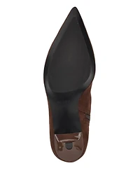 Yanka Faux-Suede Booties