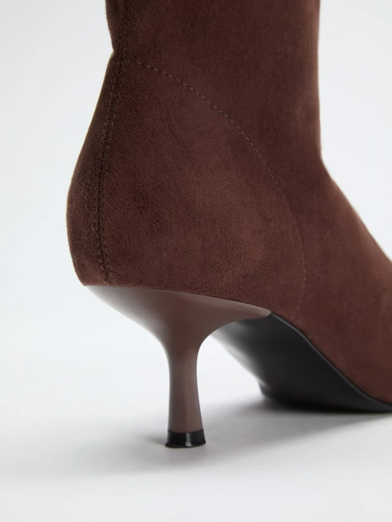 Yanka Faux-Suede Booties