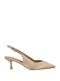 Yannick Satin Kitten Heels