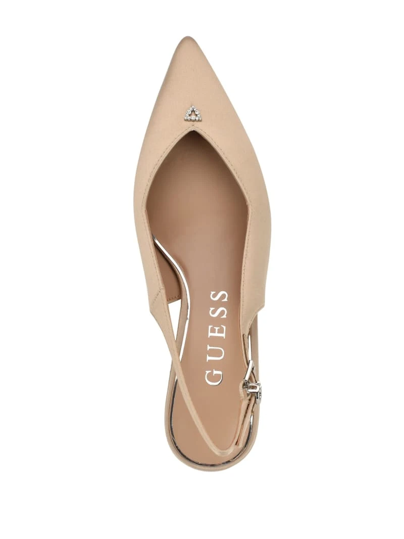 Yannick Satin Kitten Heels