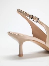 Yannick Satin Kitten Heels