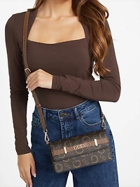 Eldoria Enlarged Logo Crossbody Shoulder Bag