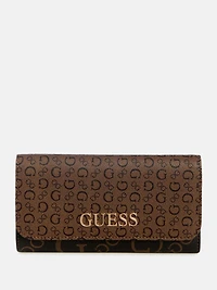 Eldoria Enlarged Logo Slim Clutch Wallet