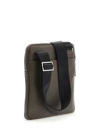 Eco Saffiano Flat Crossbody