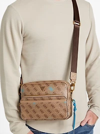 Milano Quattro G Double-Zip Crossbody