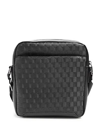 Eco Torino Debossed G-Wave Crossbody Bag