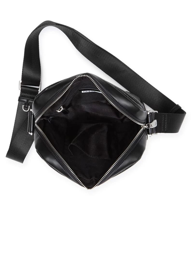 Eco Torino Debossed G-Wave Crossbody Bag