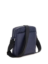 Eco Torino Debossed G-Wave Crossbody Bag