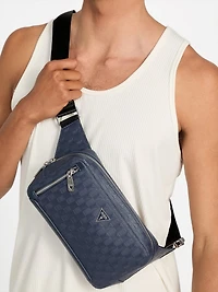 Eco Torino Debossed G-Wave Bum Bag