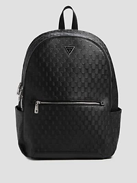 Eco Torino Debossed G-Wave Rounded Backpack