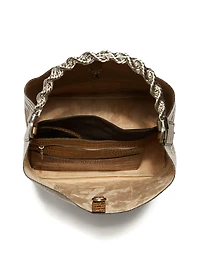 Aida Croc Hobo Bag