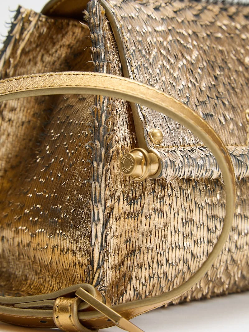 Alia Textured Satchel