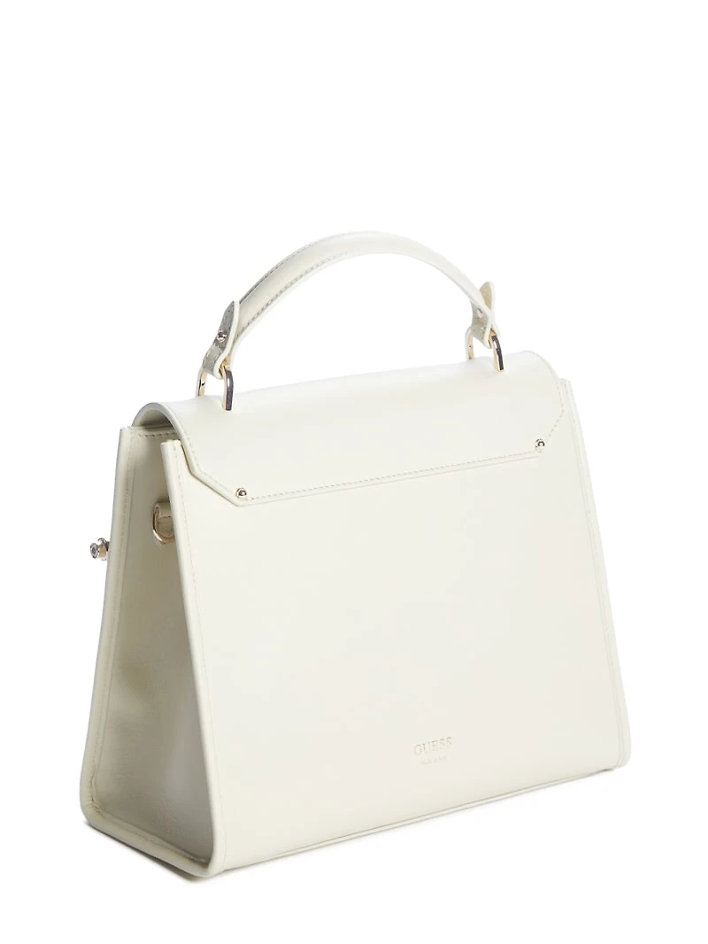 Iris Leather Top Handle Bag