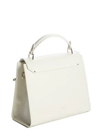 Iris Leather Top Handle Bag