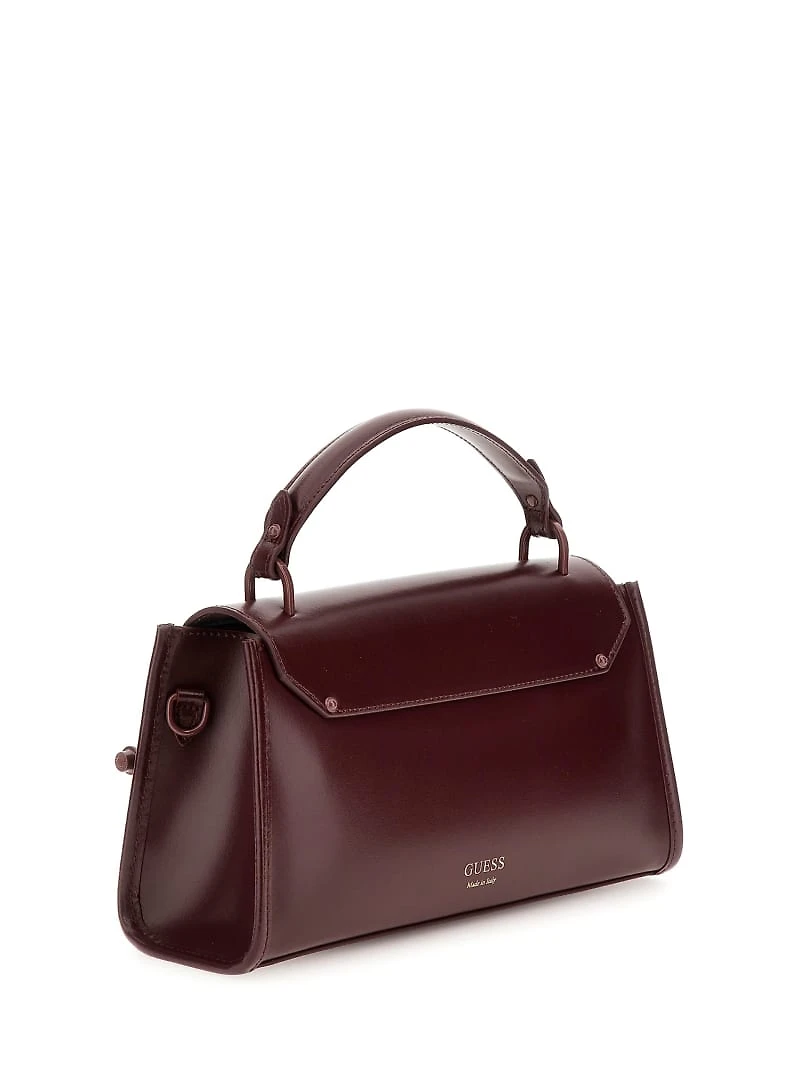 Iris Bamboo Leather Satchel