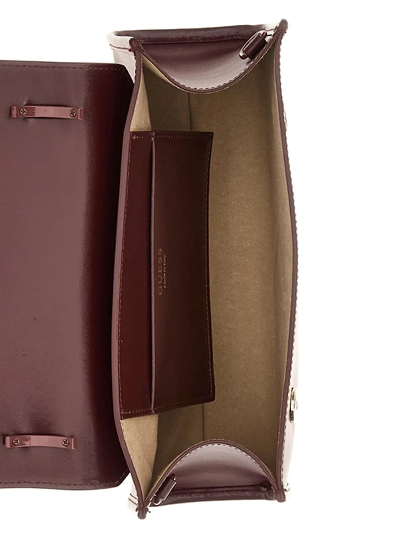 Iris Bamboo Leather Satchel