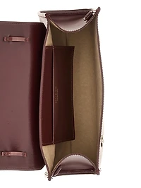 Iris Bamboo Leather Satchel