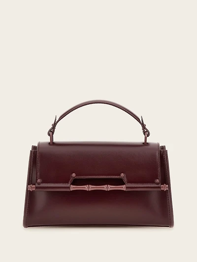 Iris Bamboo Leather Satchel