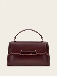 Iris Bamboo Leather Satchel
