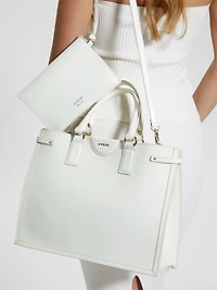 Cristina Leather Medium Satchel