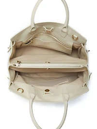 Cristina Leather Medium Satchel