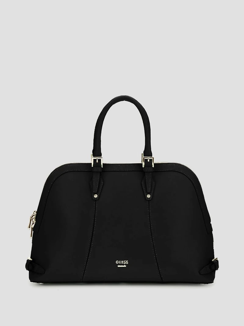 New Adele Luxe Leather Large Dome Satchel
