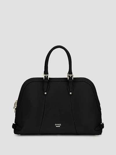 New Adele Luxe Leather Large Dome Satchel
