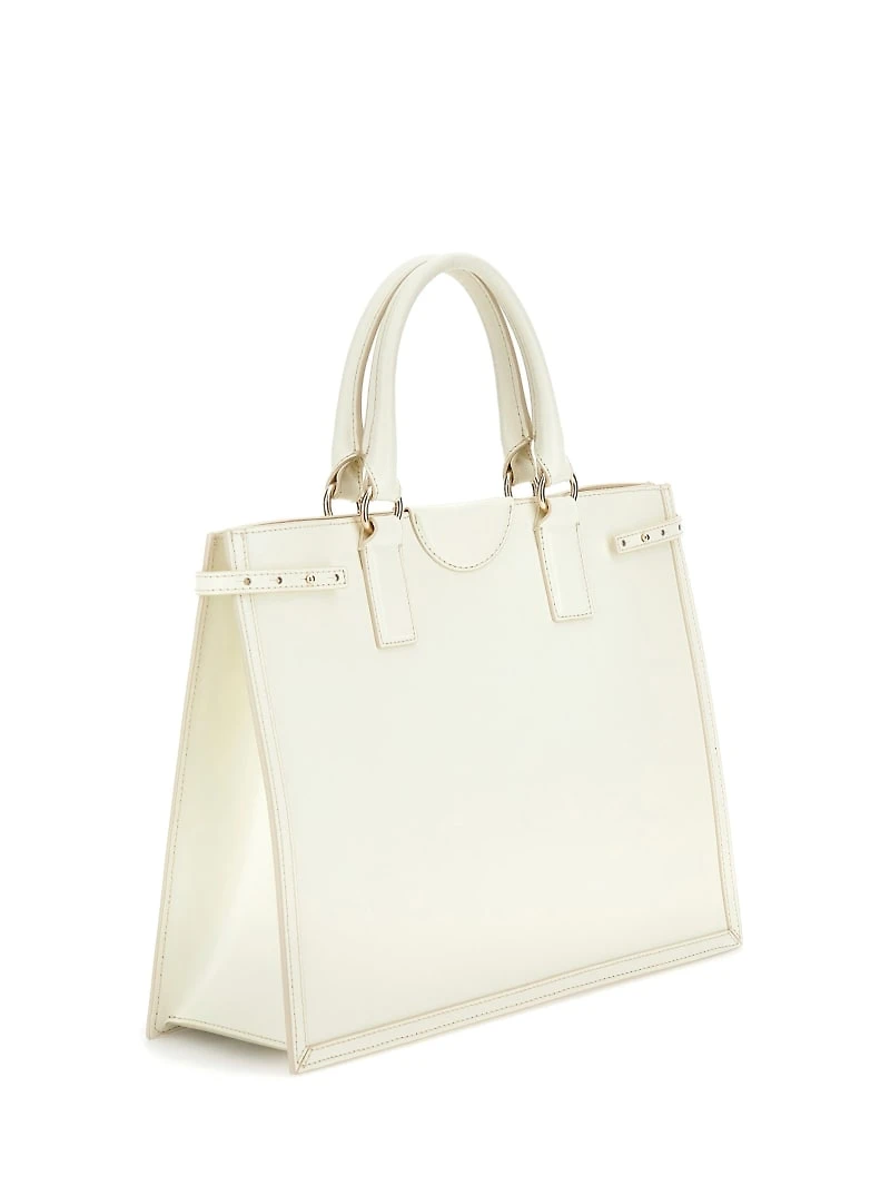 Isa Sleek Leather Medium Tote