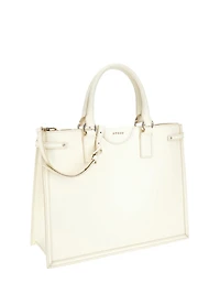 Isa Sleek Leather Medium Tote