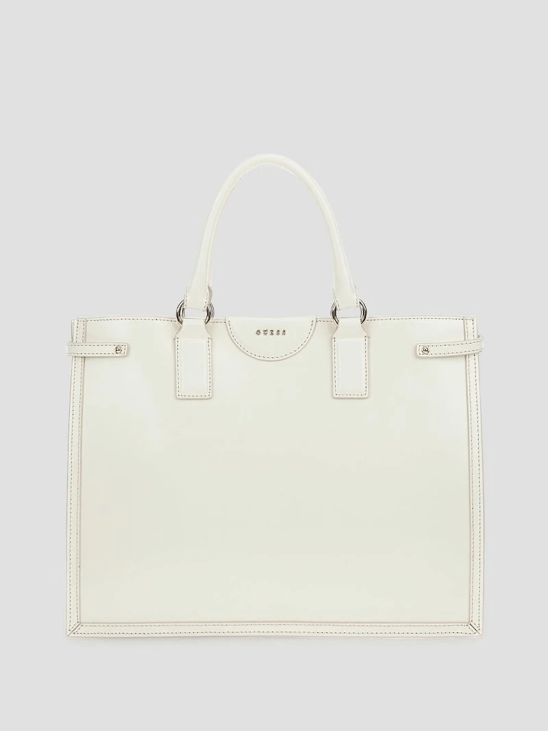 Isa Sleek Leather Medium Tote