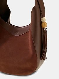 Nina genuine leather hobo bag