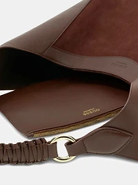 Nina genuine leather hobo bag