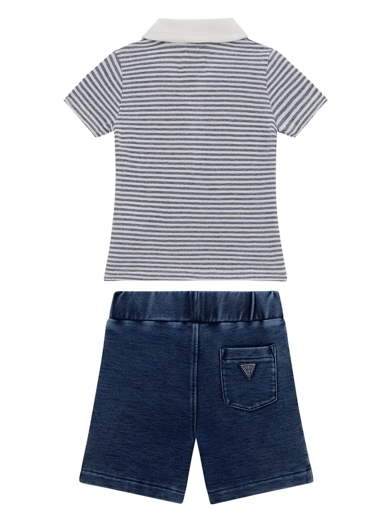 Eco Piquet Tee and Shorts Set (0-24M)
