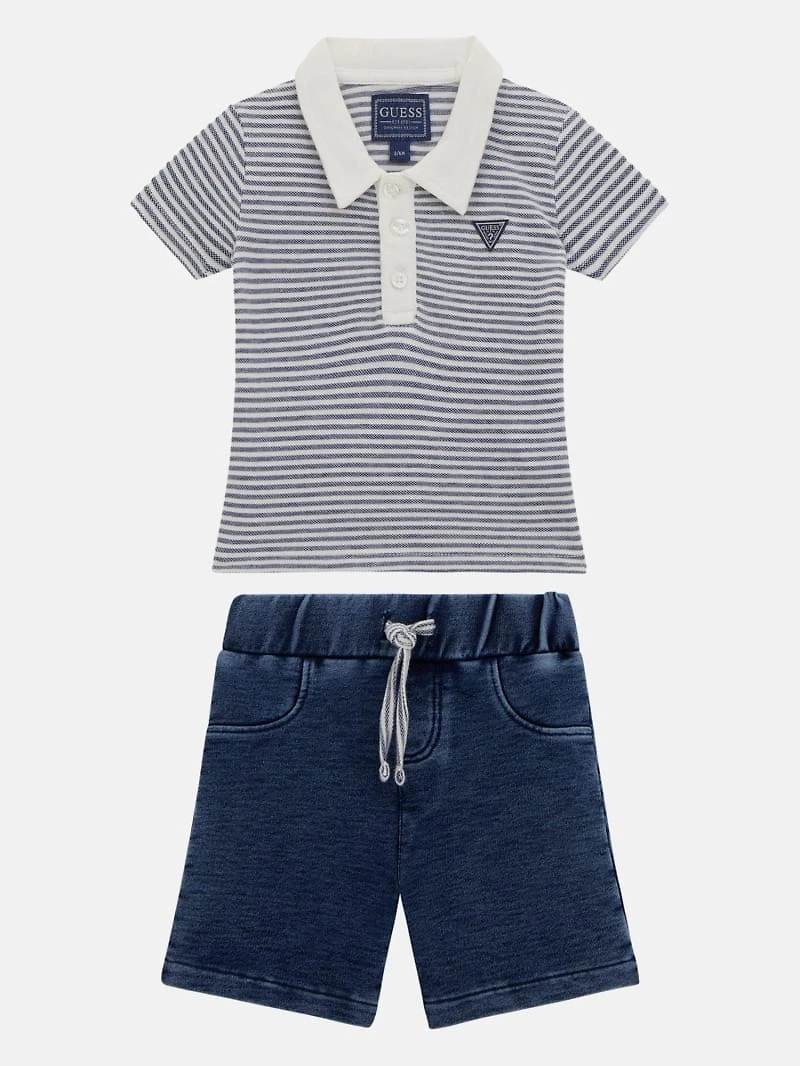 Eco Piquet Tee and Shorts Set (0-24M)