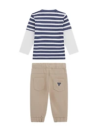 Signature Tee and Pants Set (0-24M)