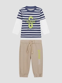 Signature Tee and Pants Set (0-24M)