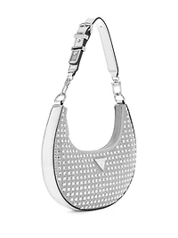 Lua Rhinestone Small Hobo Bag