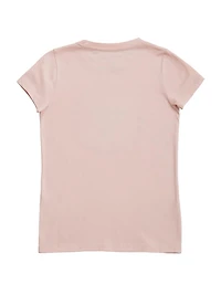 Cheska Embellished Logo Tee (7-14