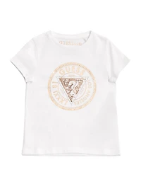 Cheska Embellished Logo Tee (7-14)