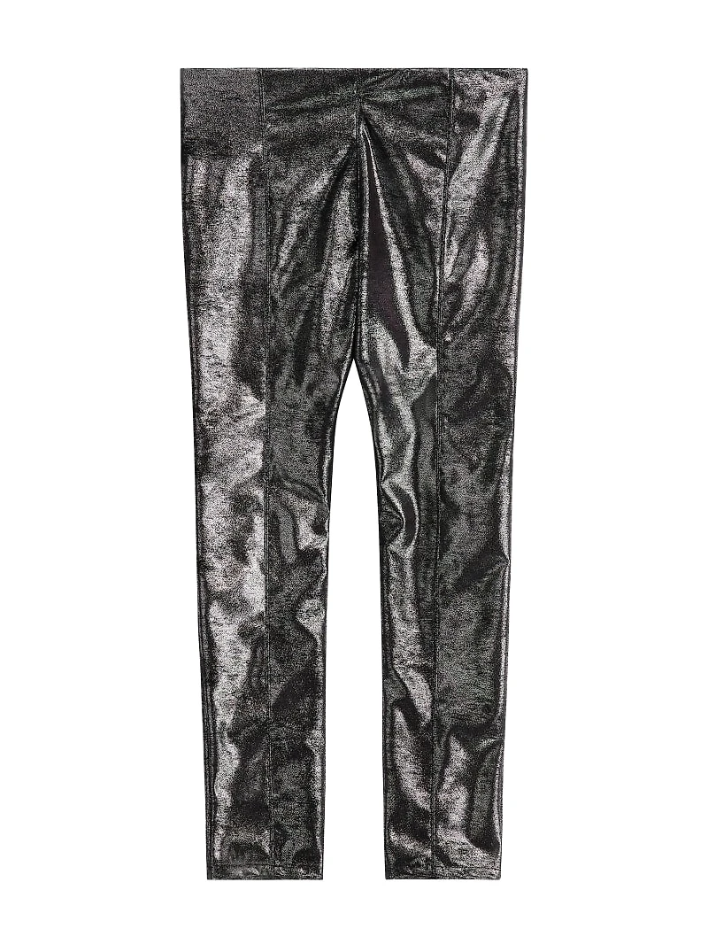 Coated Faux-Suede Leggings (7-16)