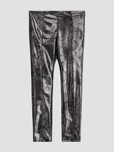 Coated Faux-Suede Leggings (7-16)