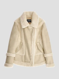 Faux-Fur and Suede Jacket (7-16)